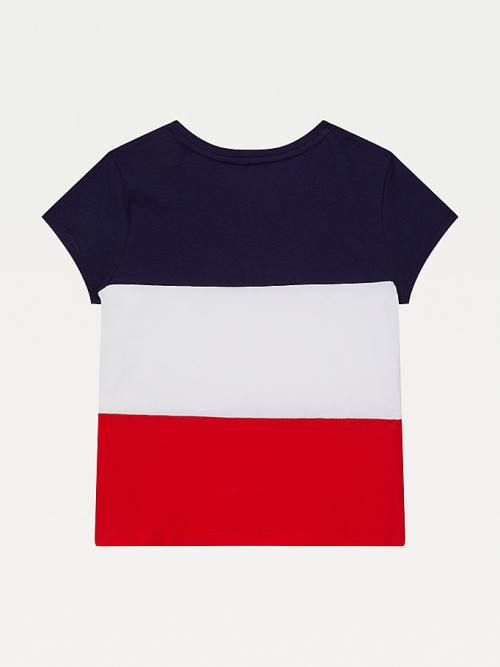 Djevojčice Tommy Hilfiger Adaptive Colour-Blocked Majice Šarena | TH025OHW