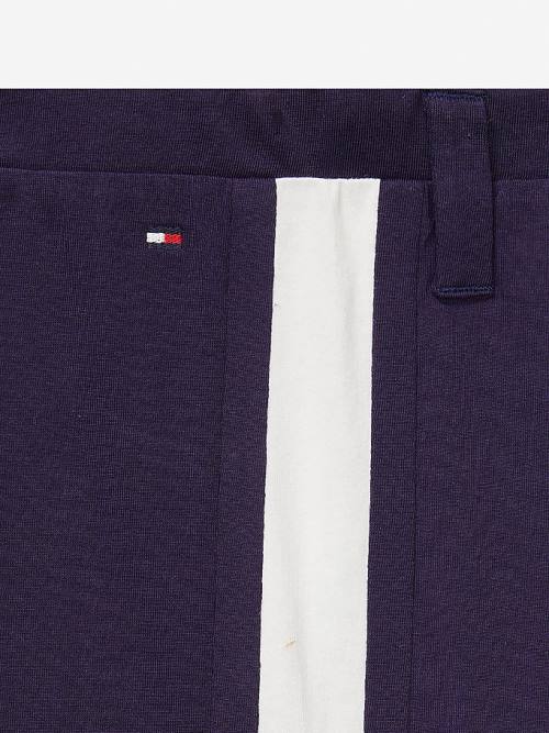 Djevojčice Tommy Hilfiger Adaptive Flag Leggings Pantalone Plava | TH216RDM