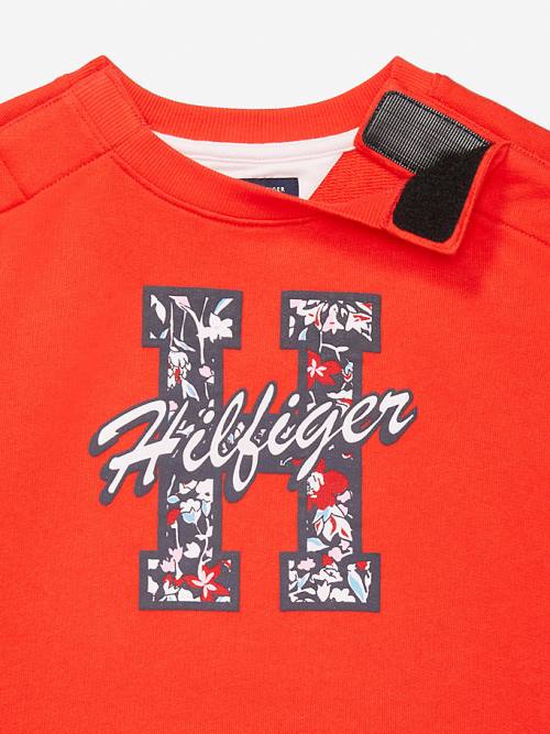 Djevojčice Tommy Hilfiger Adaptive Layered Look Haljine Crveni | TH249OCA