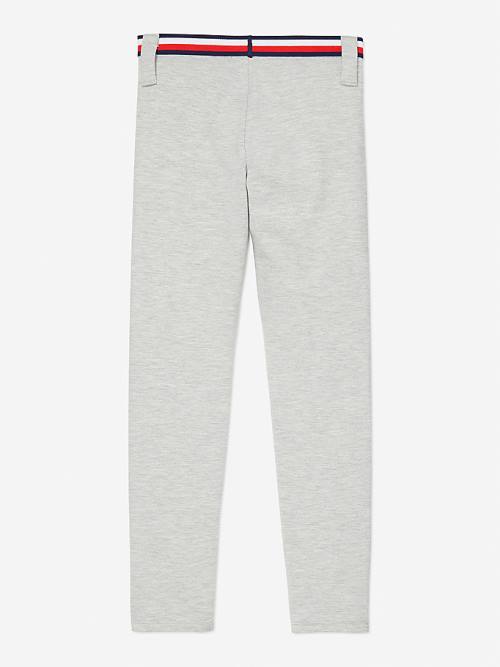 Djevojčice Tommy Hilfiger Adaptive Tommy Icons Essential Leggings Pantalone Siva | TH254FKL