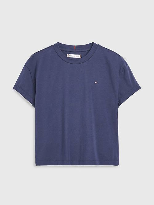 Djevojčice Tommy Hilfiger Back Logo Majice Plava | TH405ROA