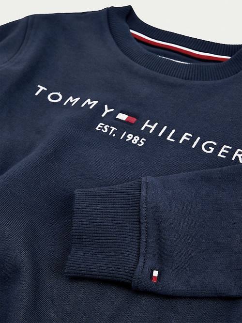 Djevojčice Tommy Hilfiger Essential Logo Duksevi Plava | TH268GCP