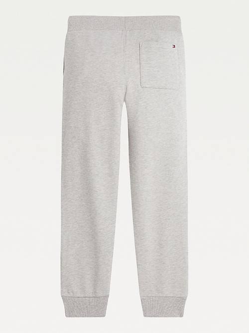 Djevojčice Tommy Hilfiger Essential Organic Cotton Logo Joggers Pantalone Siva | TH238BEV