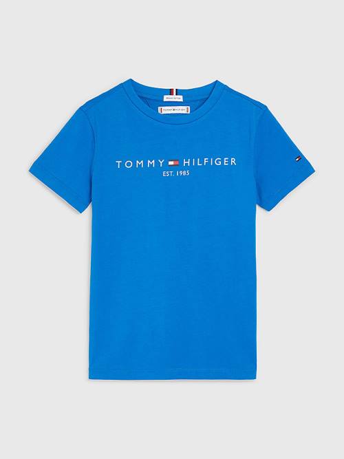 Djevojčice Tommy Hilfiger Essential Organic Cotton Majice Plava | TH298VRJ