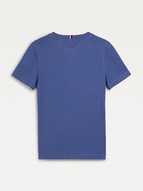 Djevojčice Tommy Hilfiger Essential Organic Cotton Majice Plava | TH467JUX