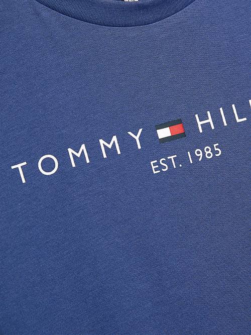 Djevojčice Tommy Hilfiger Essential Organic Cotton Majice Plava | TH467JUX