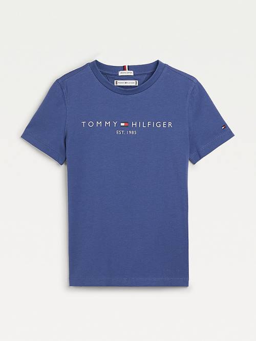 Djevojčice Tommy Hilfiger Essential Organic Cotton Majice Plava | TH467JUX