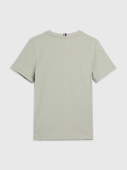 Djevojčice Tommy Hilfiger Essential Organic Cotton Majice Siva | TH648PFR