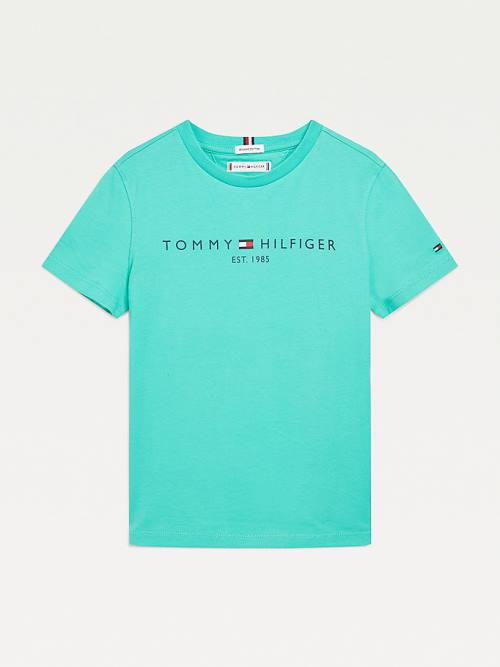 Djevojčice Tommy Hilfiger Essential Organic Cotton Majice Zeleno | TH841WYH