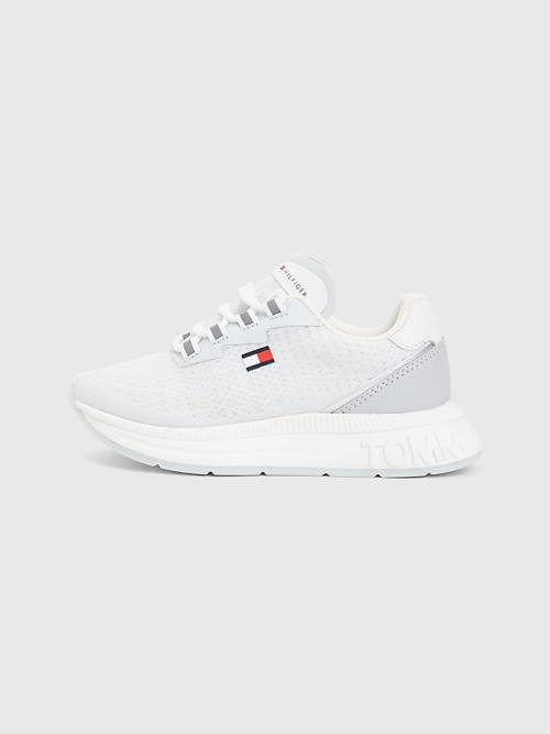 Djevojčice Tommy Hilfiger Knit Low-Top Flag Patike Plava | TH641QGZ