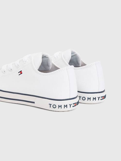 Djevojčice Tommy Hilfiger Low-Top Patike Bela | TH243HDP