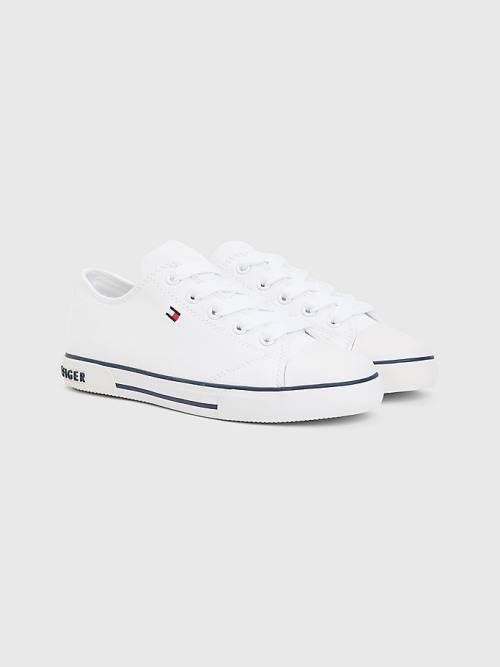 Djevojčice Tommy Hilfiger Low-Top Patike Bela | TH243HDP