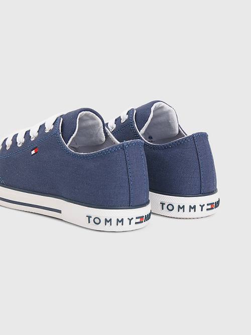 Djevojčice Tommy Hilfiger Low-Top Patike Plava | TH487BXQ