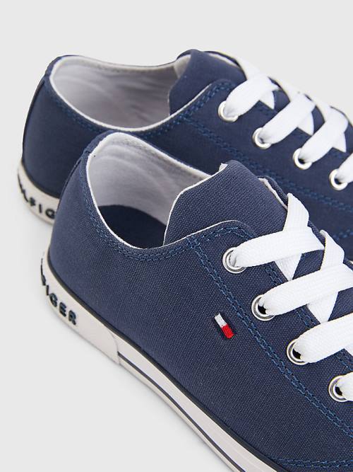 Djevojčice Tommy Hilfiger Low-Top Patike Plava | TH487BXQ