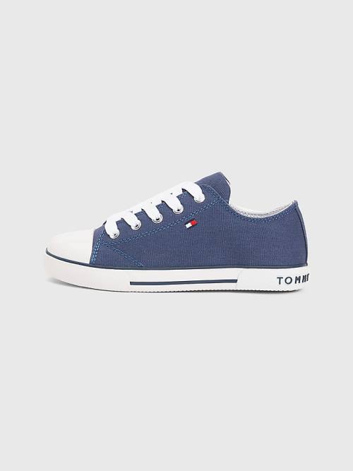 Djevojčice Tommy Hilfiger Low-Top Patike Plava | TH487BXQ