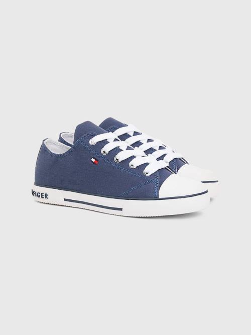 Djevojčice Tommy Hilfiger Low-Top Patike Plava | TH487BXQ