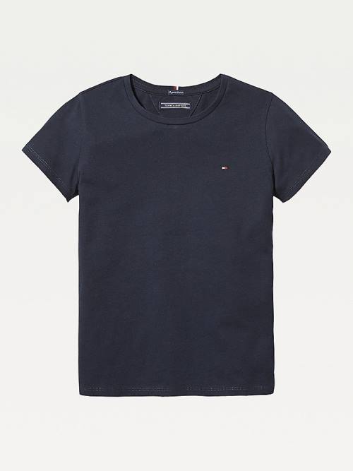 Djevojčice Tommy Hilfiger Organic Cotton Majice Plava | TH823FRL