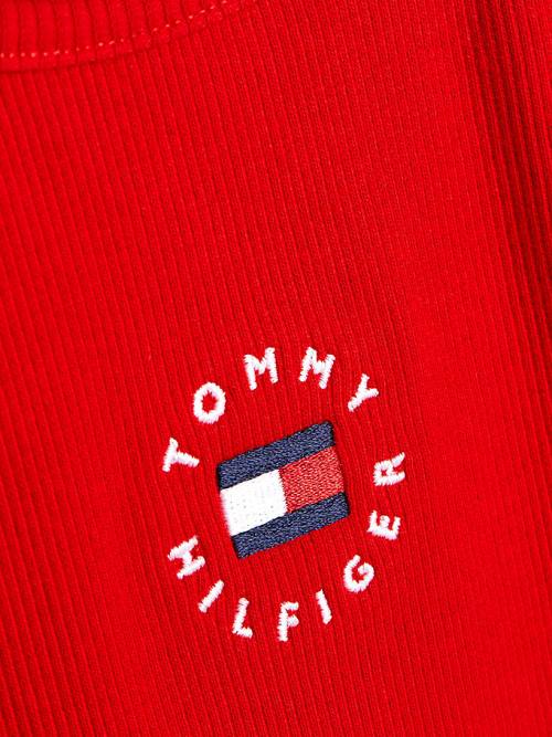 Djevojčice Tommy Hilfiger Rib-Knit Tank Top Majice Crveni | TH076PZU