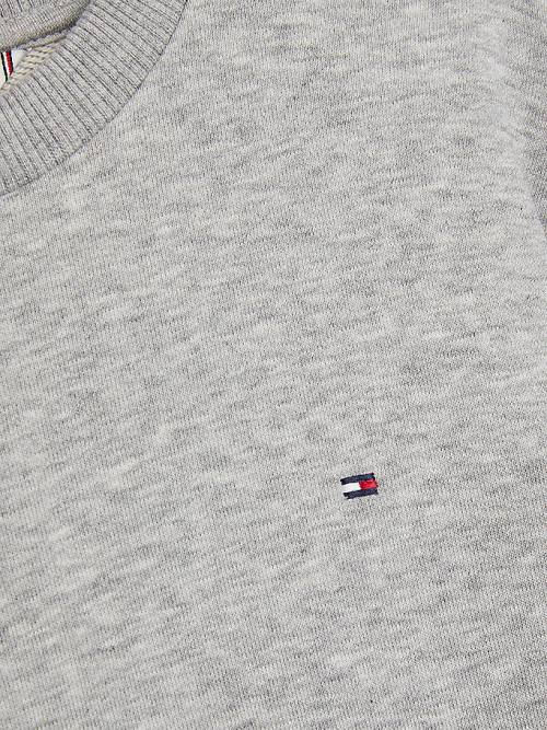 Djevojčice Tommy Hilfiger Signature Sweatshirt Haljine Siva | TH763JYW