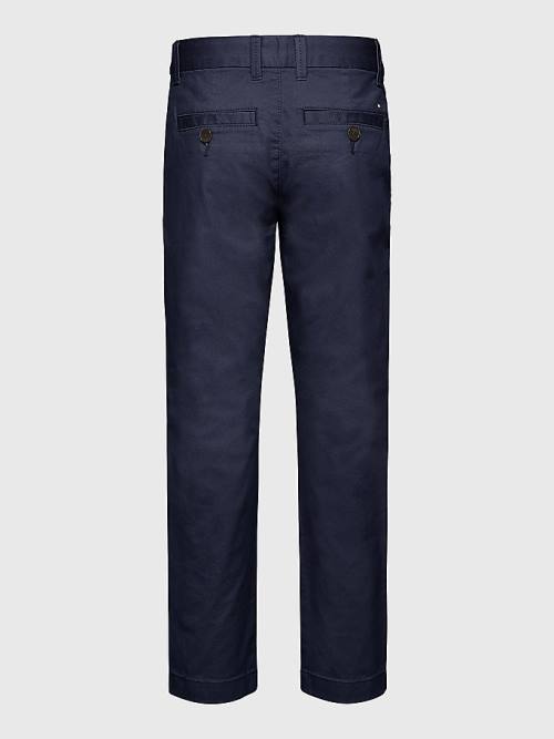 Dječake Tommy Hilfiger 1985 Essential Chinos Pantalone Plava | TH952HPG