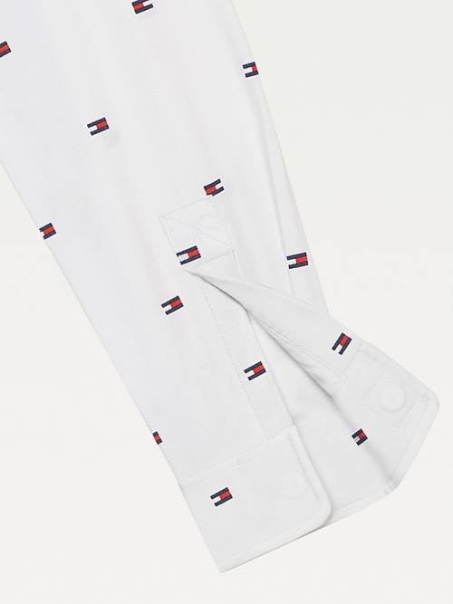 Dječake Tommy Hilfiger Adaptive Flag Woven Košulje Bela | TH542DEI