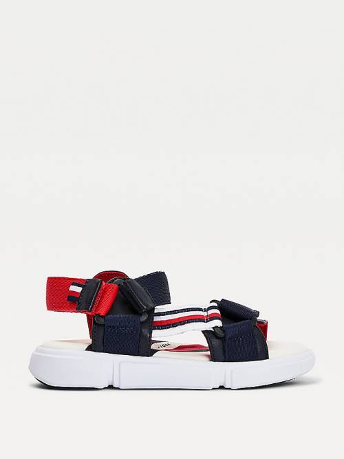 Dječake Tommy Hilfiger Adjustable Contrast Strap Sandale Plava | TH235JCR