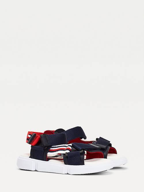 Dječake Tommy Hilfiger Adjustable Contrast Strap Sandale Plava | TH235JCR