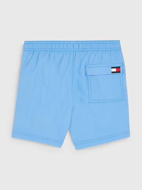 Dječake Tommy Hilfiger Colour-Blocked Mid Length Shorts Kupaći Kostimi Plava | TH470FMC