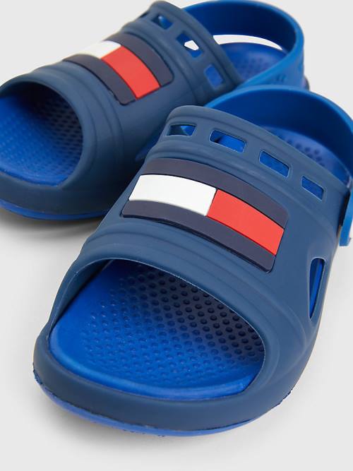 Dječake Tommy Hilfiger Comfy Flag Sandale Plava | TH796AED