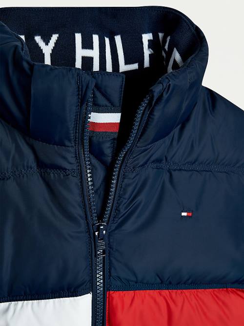 Dječake Tommy Hilfiger Essential Down Jakna Plava | TH103SPB