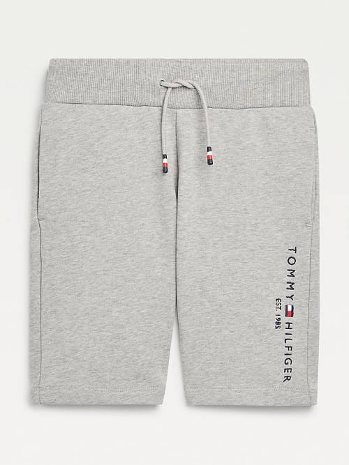 Dječake Tommy Hilfiger Essential Drawstring Sweat Shorts Pantalone Siva | TH746XBF