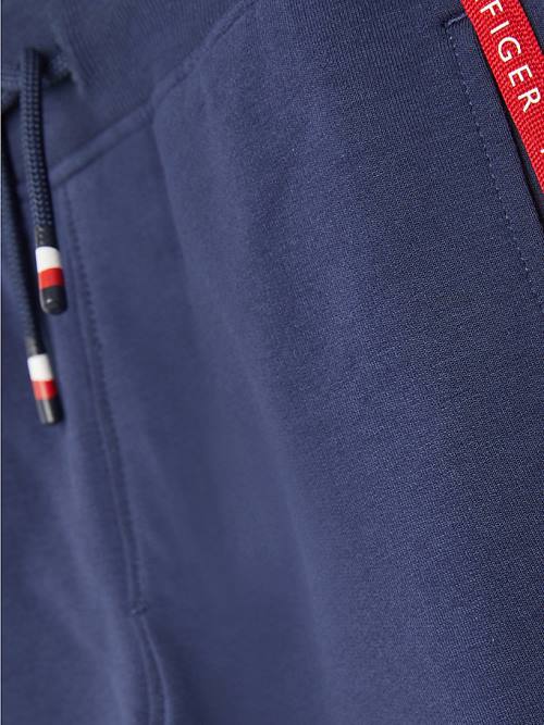 Dječake Tommy Hilfiger Logo Tape Joggers Pantalone Plava | TH206DWZ