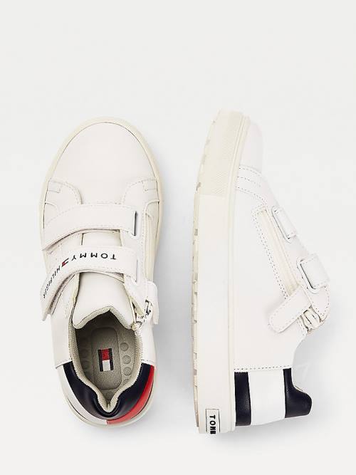 Dječake Tommy Hilfiger Low-Top Patike Bela | TH043MNR