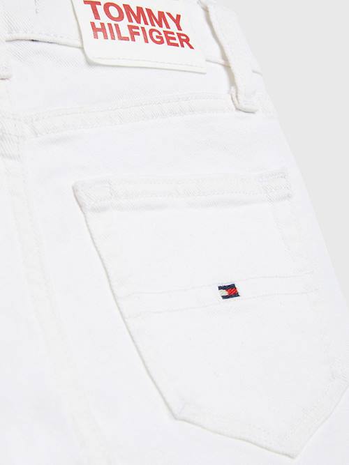 Dječake Tommy Hilfiger Scanton Slim White Farmerke Denim Plava | TH301IOK