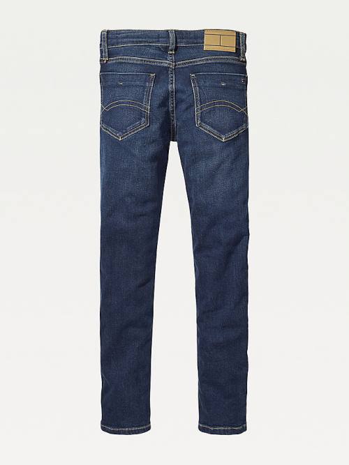 Dječake Tommy Hilfiger Slim Fit Farmerke Denim Plava | TH238MND