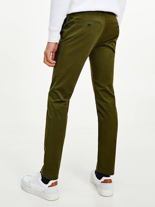 Muške Tommy Hilfiger 1985 Essential Bleecker Slim Fit Chinos Pantalone Braon | TH678MLV