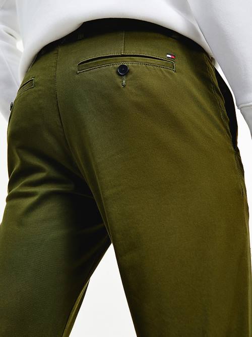 Muške Tommy Hilfiger 1985 Essential Bleecker Slim Fit Chinos Pantalone Braon | TH678MLV