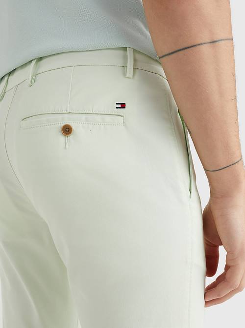 Muške Tommy Hilfiger 1985 Essential Bleecker Slim Fit Chinos Pantalone Zeleno | TH849XRI