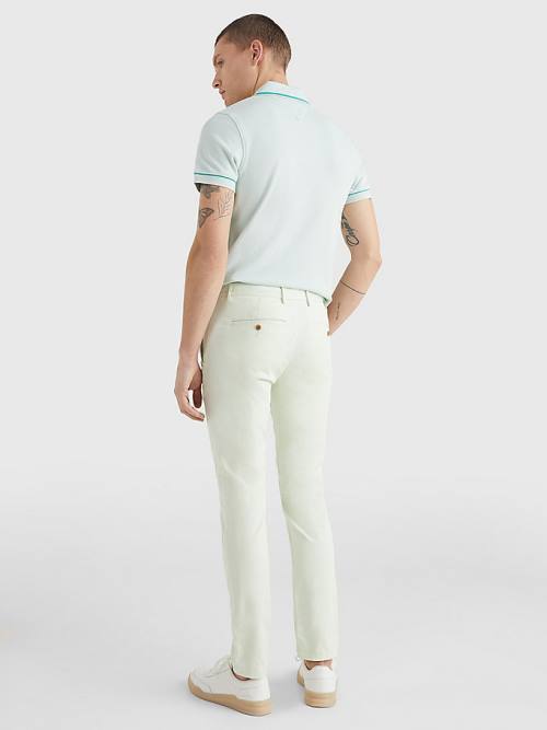 Muške Tommy Hilfiger 1985 Essential Bleecker Slim Fit Chinos Pantalone Zeleno | TH849XRI