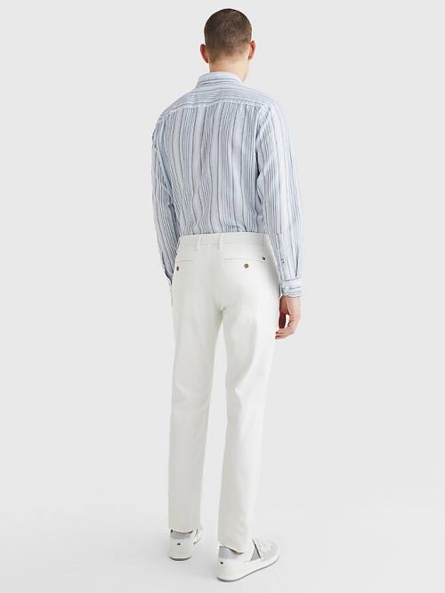 Muške Tommy Hilfiger 1985 Essential Straight Chinos Pantalone Bela | TH741KOV