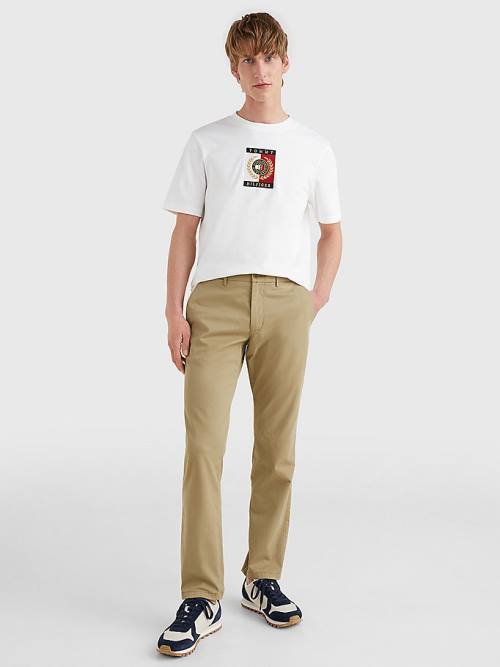 Muške Tommy Hilfiger 1985 Essential Straight Chinos Pantalone Braon | TH980TUX