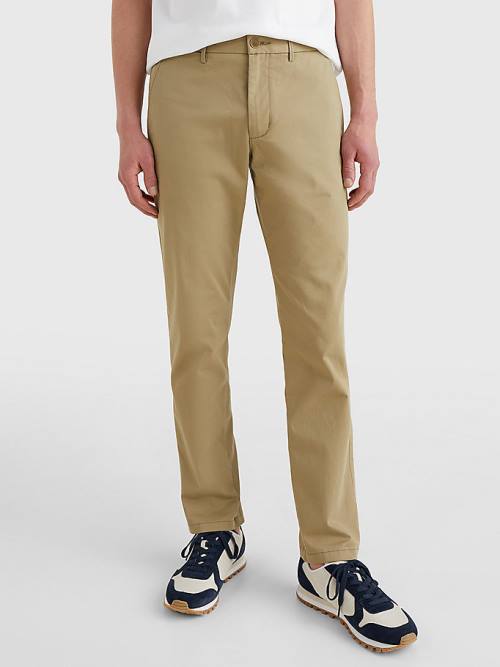 Muške Tommy Hilfiger 1985 Essential Straight Chinos Pantalone Braon | TH980TUX