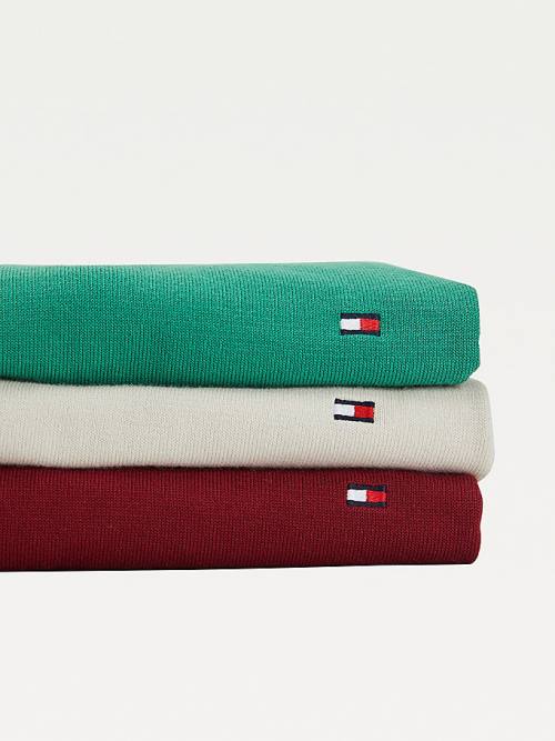 Muške Tommy Hilfiger 1985 Essential TH Flex Sweatshirt Džemper Bež | TH042UMO