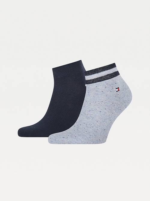 Muške Tommy Hilfiger 2-Pack Neppy Ankle-Length Čarape Plava | TH048LYX