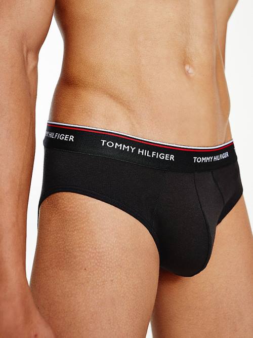 Muške Tommy Hilfiger 3-Pack Cotton Briefs Donji veš Siva | TH276QZX