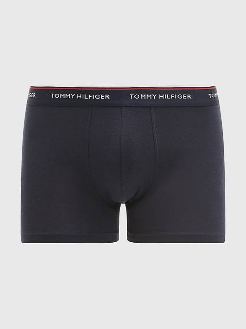 Muške Tommy Hilfiger 3-Pack Premium Logo Waistband Trunks Donji veš Žuta | TH718MSB