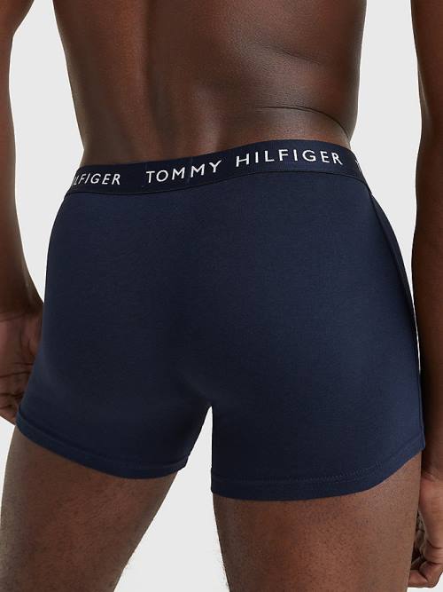 Muške Tommy Hilfiger 3-Pack Repeat Logo Trunks Donji veš Narandžasta | TH162LWD