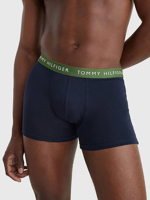 Muške Tommy Hilfiger 3-Pack Repeat Logo Trunks Donji veš Narandžasta | TH162LWD