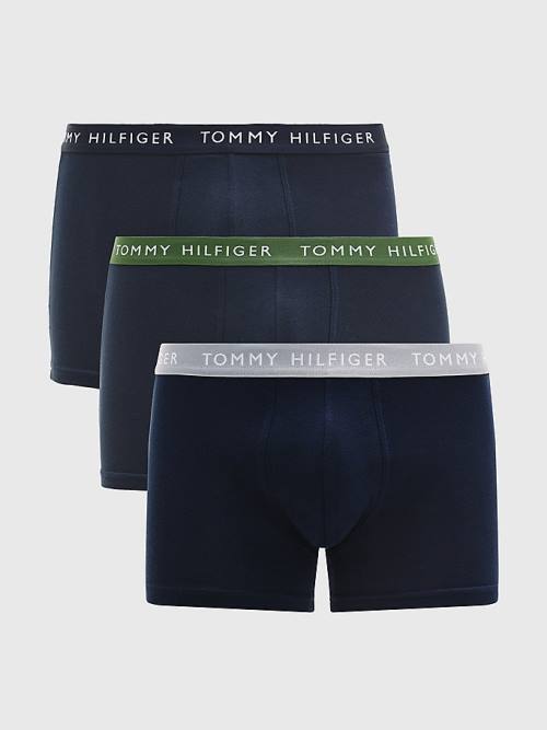 Muške Tommy Hilfiger 3-Pack Repeat Logo Trunks Donji veš Narandžasta | TH162LWD