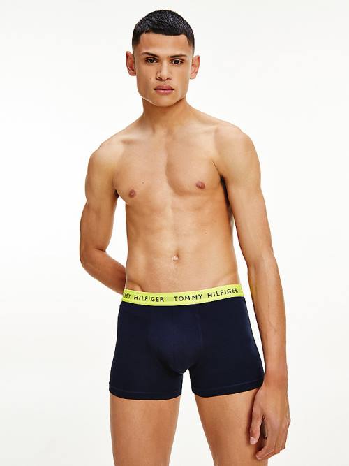 Muške Tommy Hilfiger 3-Pack Repeat Logo Trunks Donji veš Braon | TH291PFM